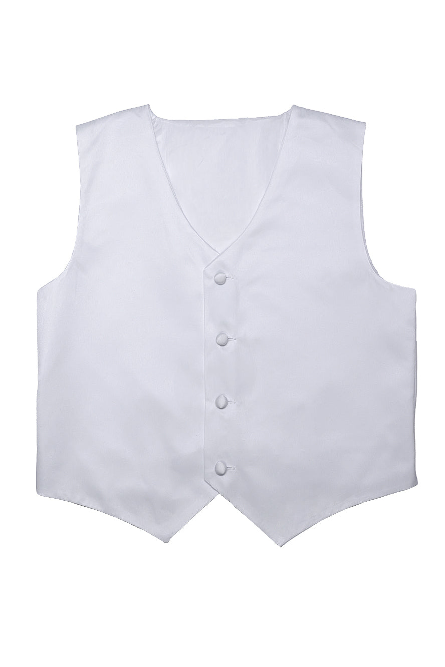 Little Tuxedos "Princeton" Kids White Tuxedo (5-Piece Set)