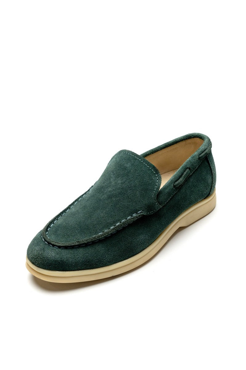 mens green suede dress shoes Men green suede shoes, dress moccasin shoes, Men formal Tassel office wear shoes