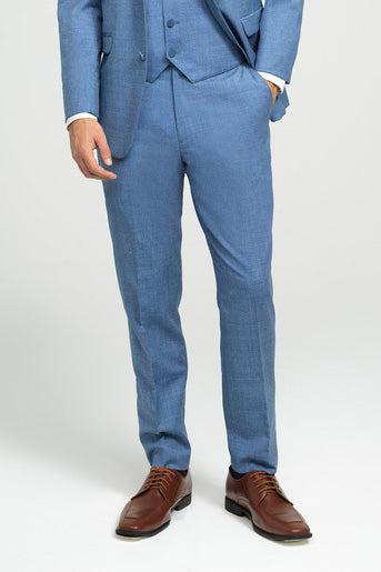 Brunswick Cornflower Slim Suit Pants