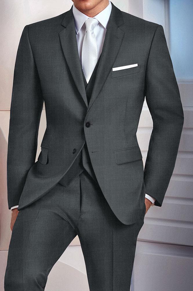 Madison Steel Grey Suit Jacket (Separates) - 38R / Slim Madison Steel Grey Suit Jacket (Separates) - 38R / Slim