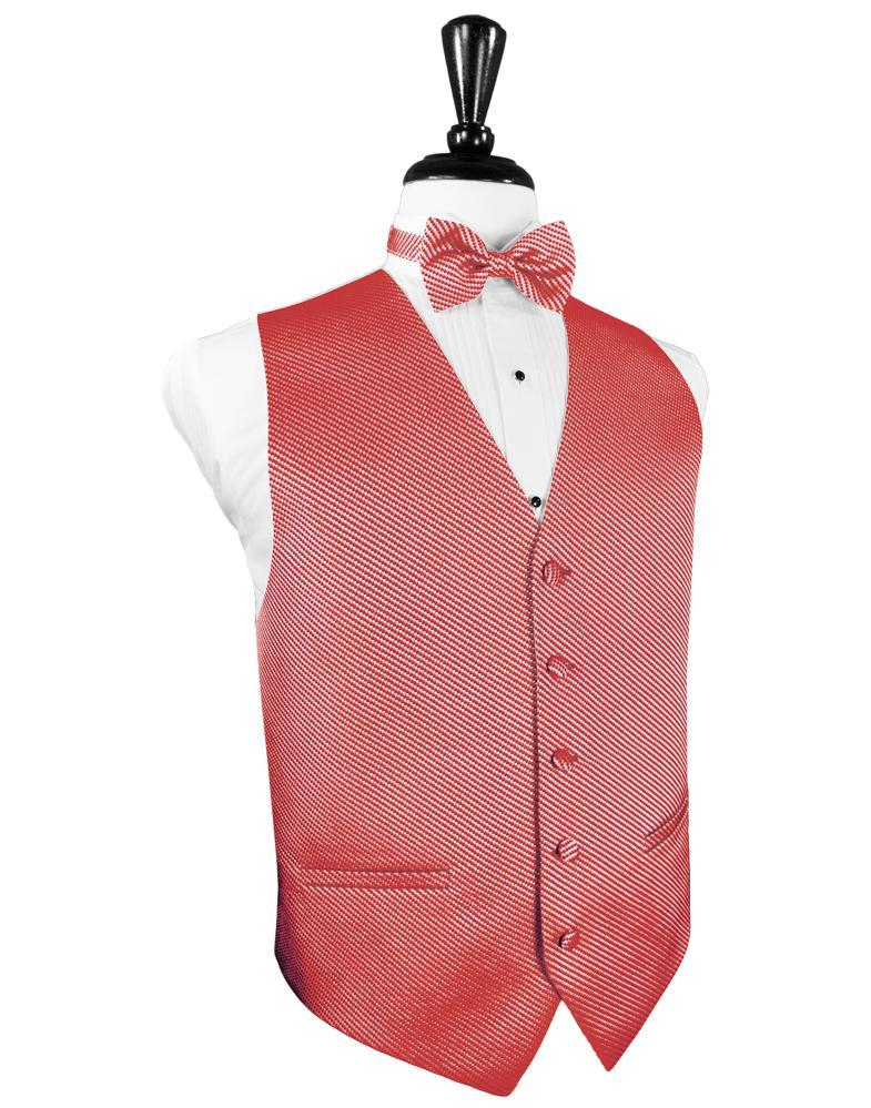 Cardi Red Venetian Tuxedo Vest 5XL