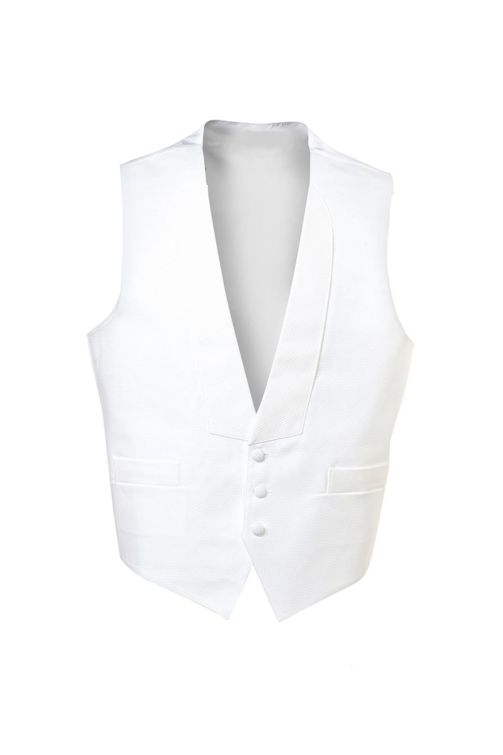 White Pique Full Back Tuxedo Vest – PolishedThreads.com
