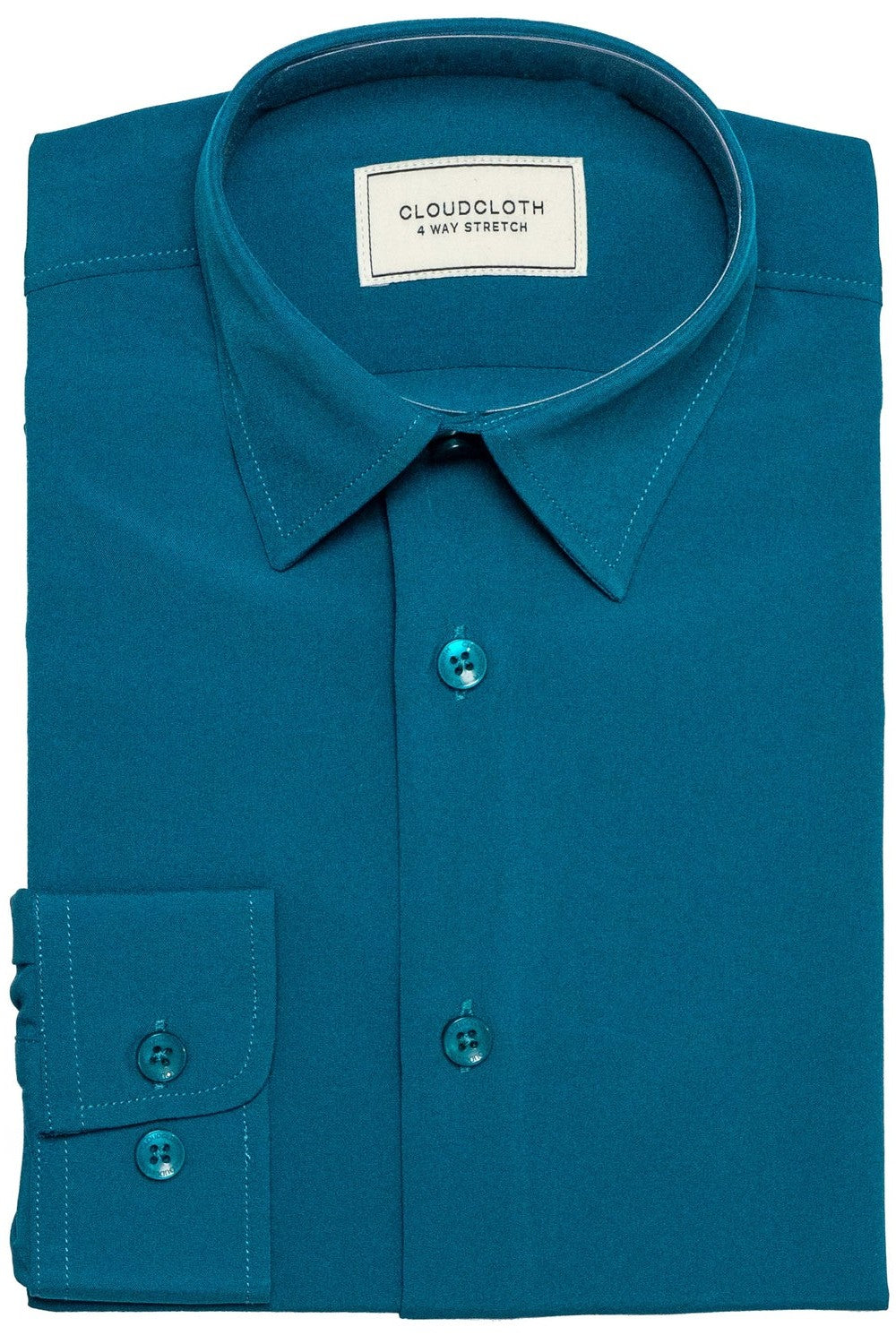 Cloud Cloth Cloud Cloth Kids Emerald Laydown Dress Shirt 10 Boys