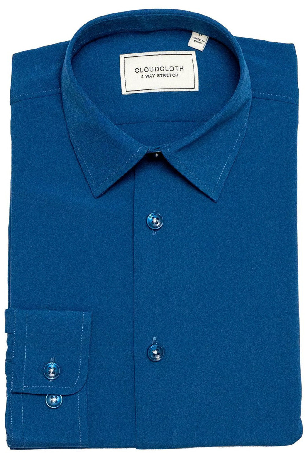 Cloud Cloth Cloud Cloth French Blue Laydown Dress Shirt 2XL