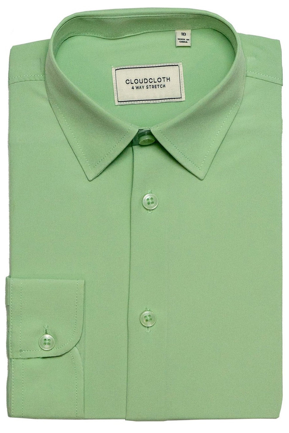 Cloud Cloth Cloud Cloth Mint Green Laydown Dress Shirt L Cloud Cloth Cloud Cloth Mint Green Laydown Dress Shirt L