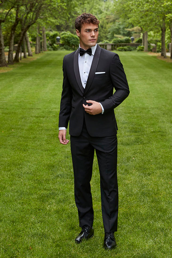 Couture 1910 Arlo Black Tuxedo Jacket (Separates) 40S Slim