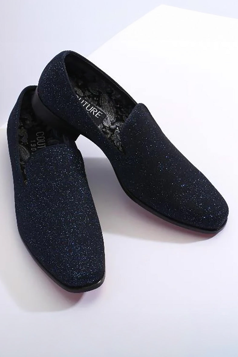 blue sparkly mens dress shoes Royal Blue Sparkly Shoes Mens Blue Glitter Shoes