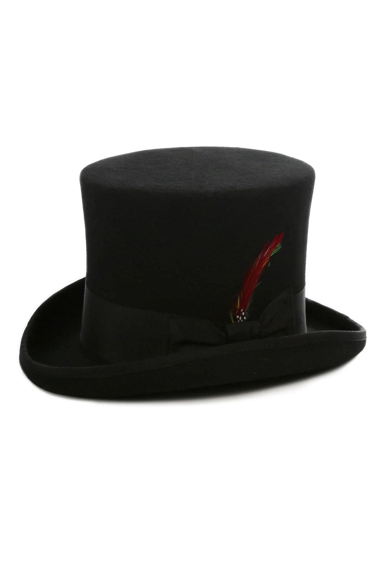 Black Premium Wool Top Hat – PolishedThreads.com