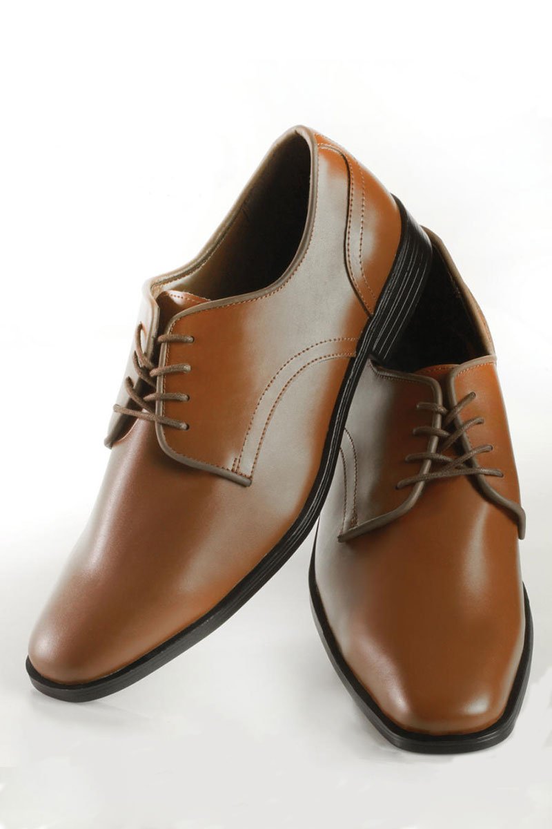 brown tie dress shoes TAFT Noah Shoe, Brown 7.5 main image 1
