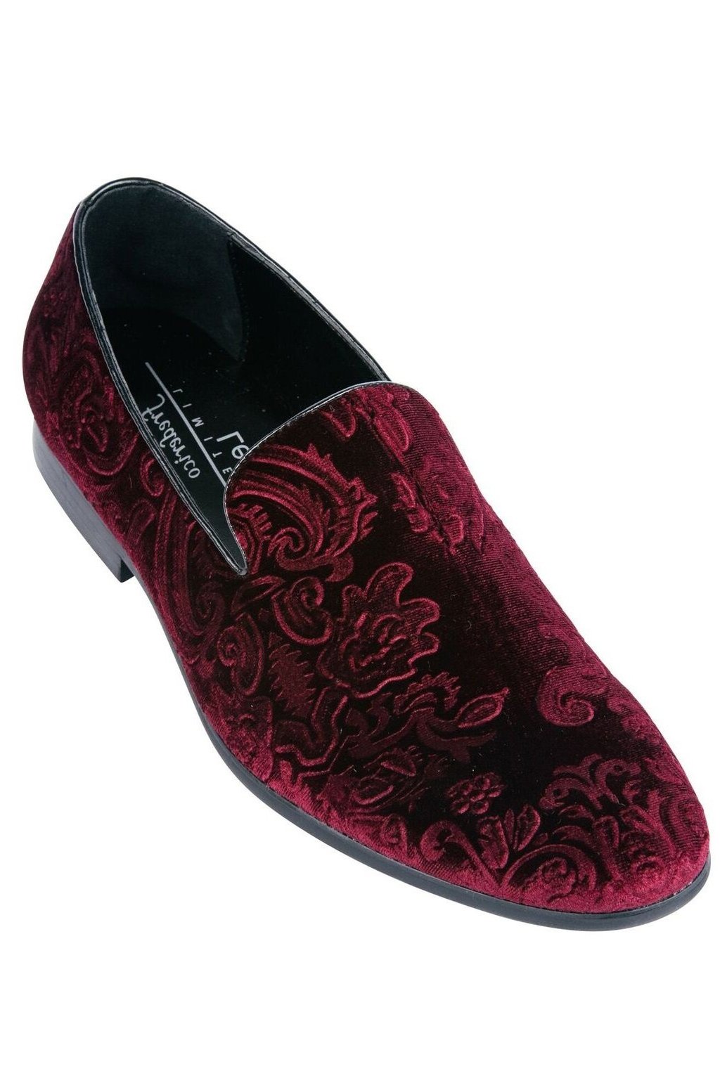 Marcel Red Velvet Frederico Leone Tuxedo Shoes - 14 / Medium (D) Marcel Red Velvet Frederico Leone Tuxedo Shoes - 14 / Medium (D)