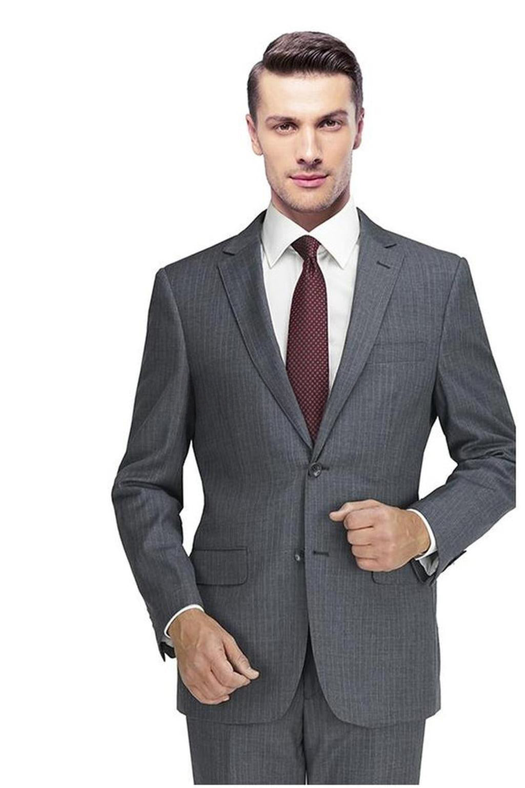 Mantoni Light Grey Birdseye Suit (2-Piece Set) main image 0