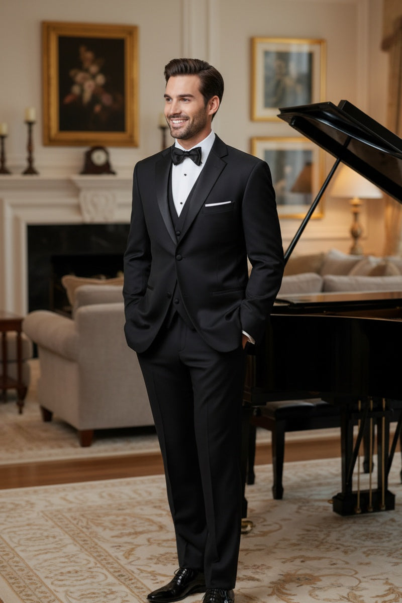 Kingston Black Tuxedo Jacket (Separates)
