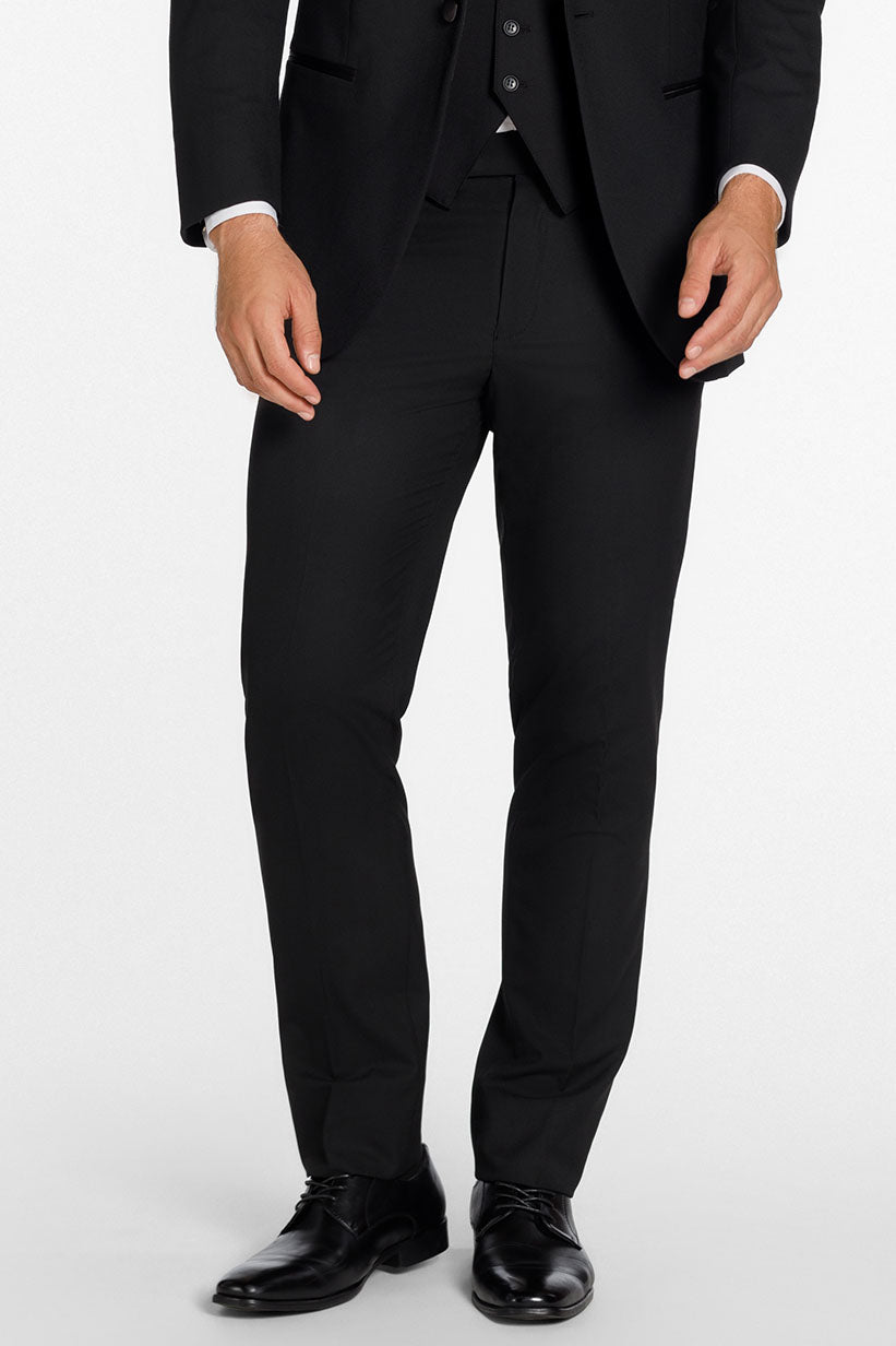 luxury dress pants Metro Black Wool Blend Suit US Size:US14- UK18- EU44 Black Strapless Evening Gown This line of Kennedy SCH002660