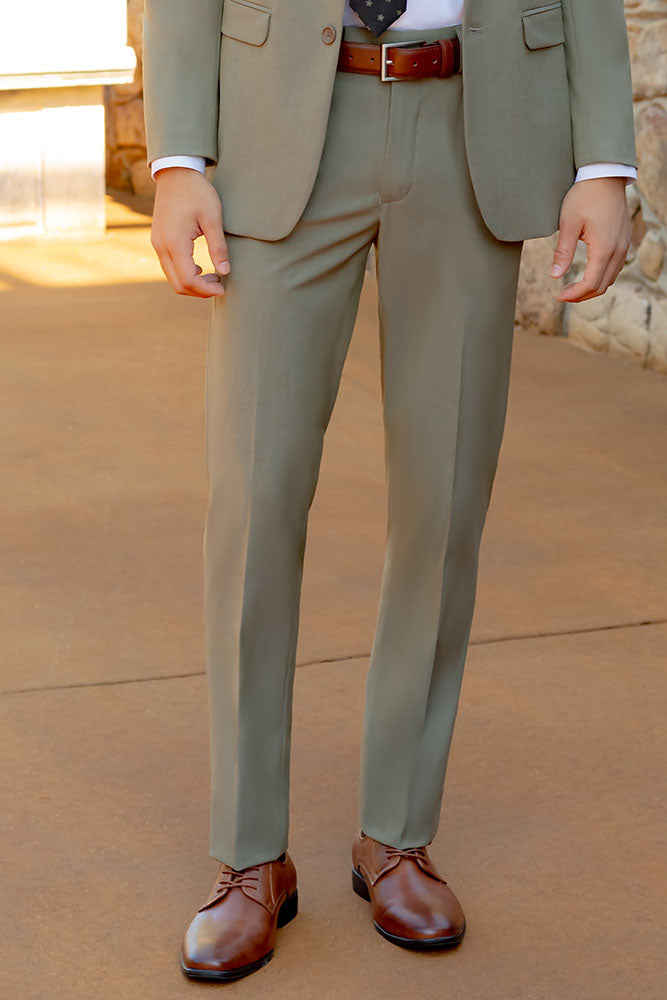 luxury dress pants Mayfair Burgundy Luxury Stretch Blend Suit Pants