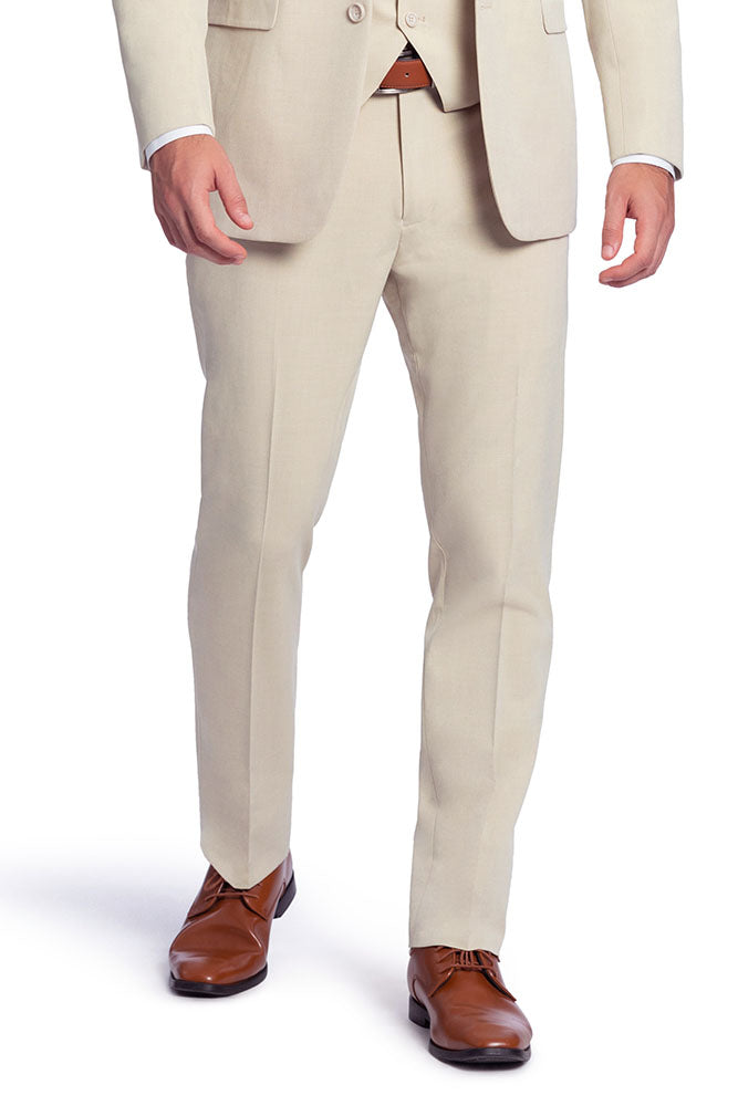 Metro Tan Luxury Blend Suit Pants