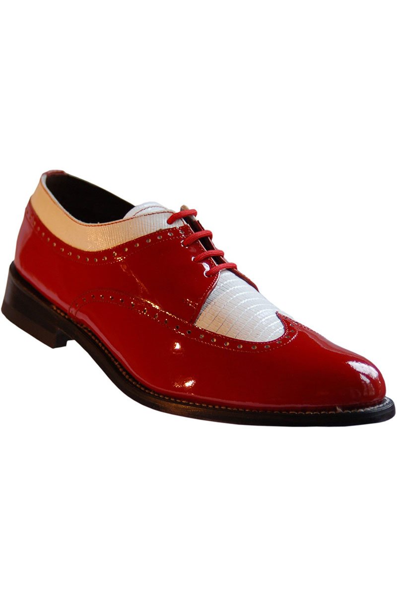 Spectator Red and White Stacy Baldwin Formal Shoes