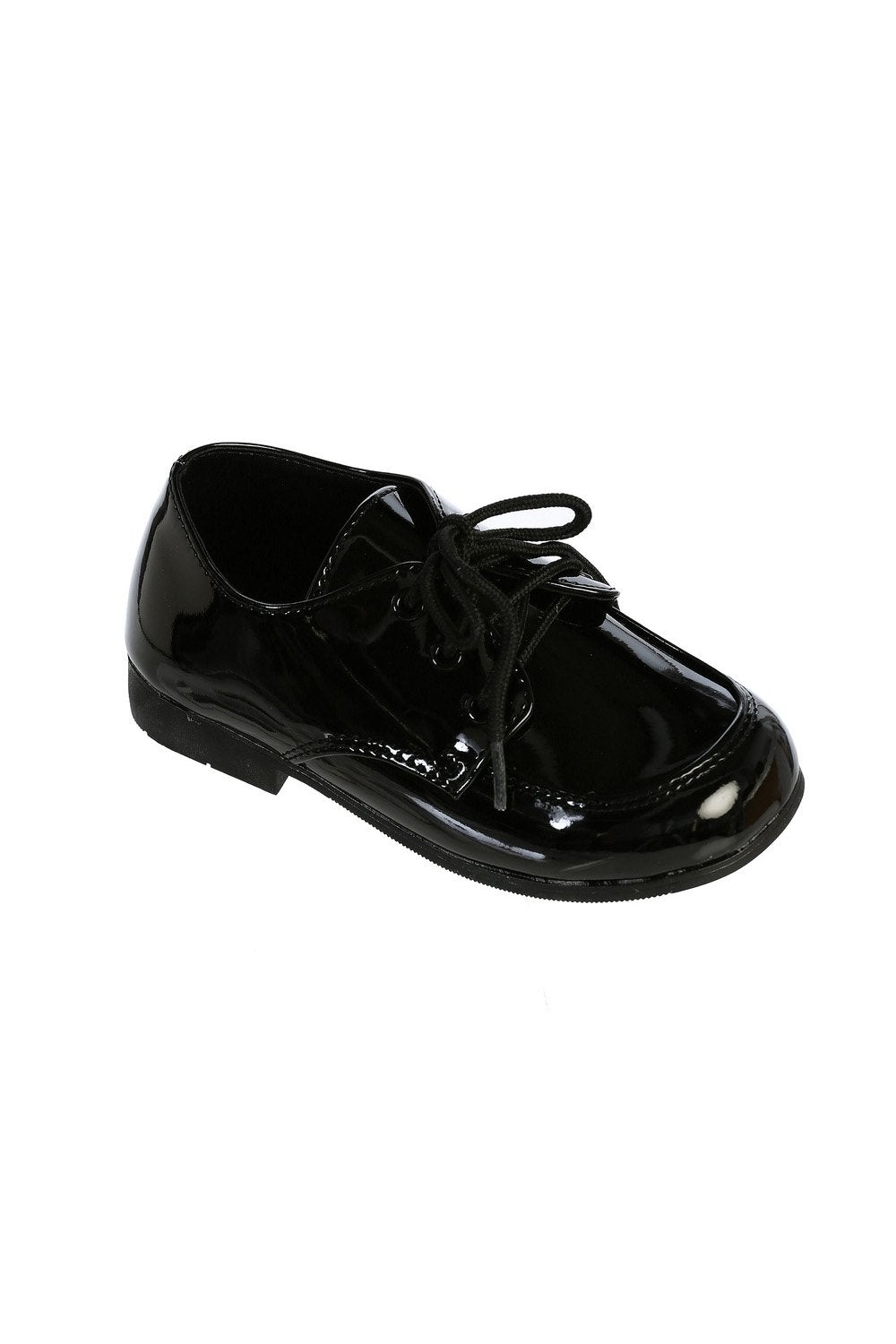 blue dress for baby girl Berkeley Kids Black Moc-Toe Oxford Tuxedo Shoes