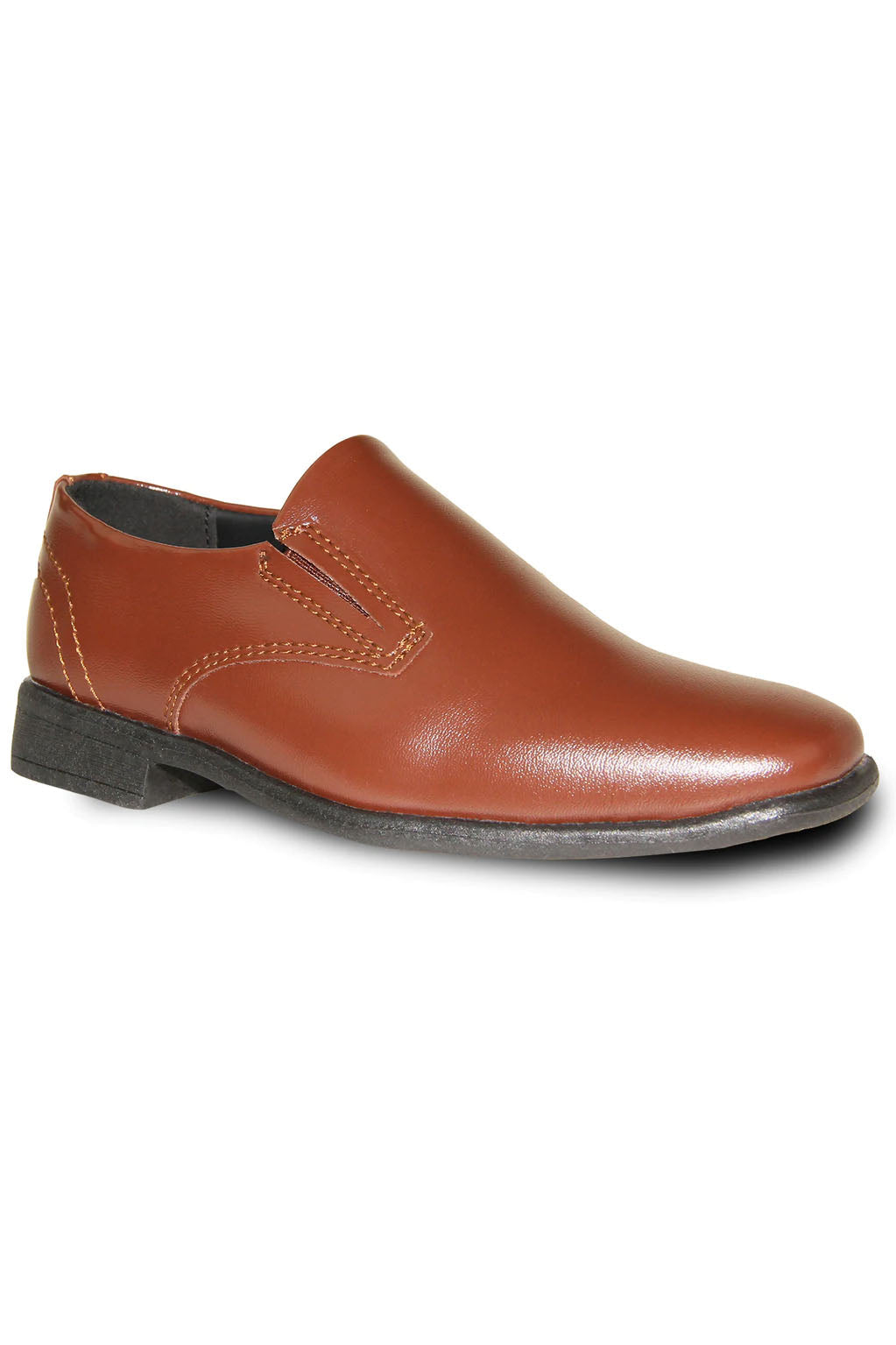 Vangelo Andrew Kids Brown Dress Shoes 3Y
