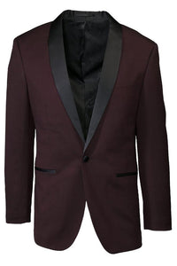 BT Collection Burgundy Pindot Tuxedo Jacket (Separates)
