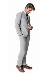 Paul Betenly Paul Betenly "Thomas" Light Grey Solid Suit