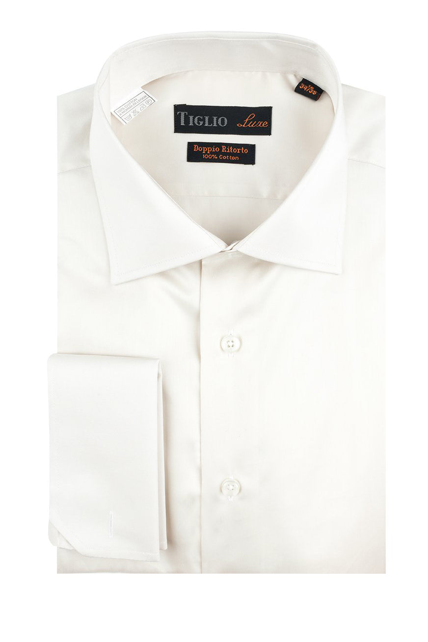 fitted lace wedding dress Classic Ivory Dress Shirt 16.5 / 36/37