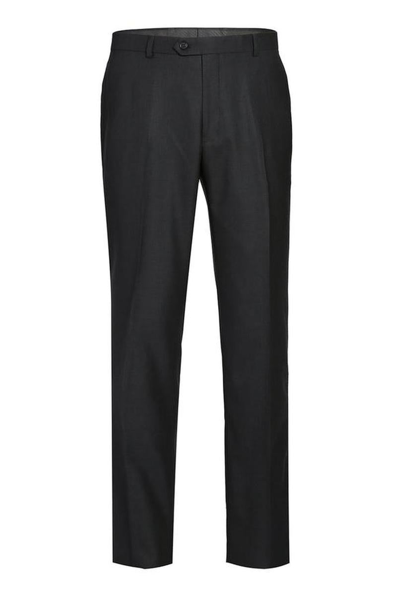 Dark Grey Solid 2-Button Notch Suit (2-Piece Set)