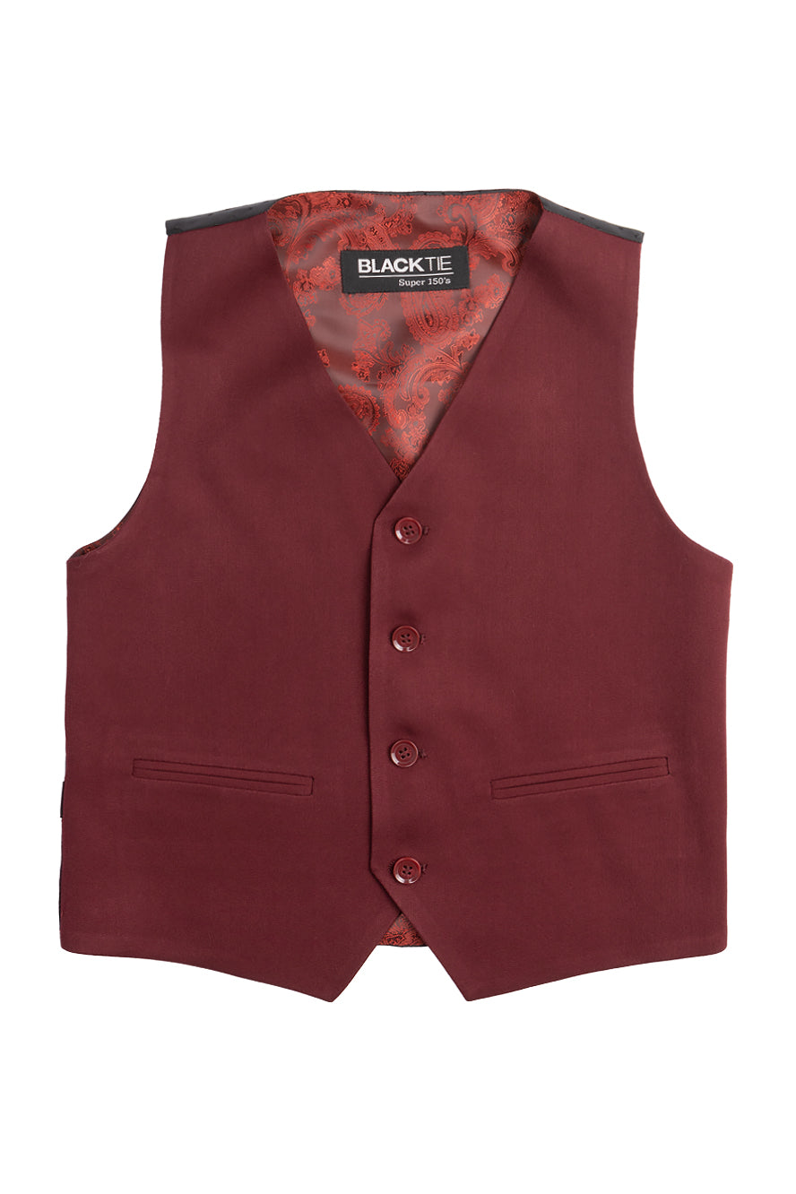 BLACKTIE "Liam" Kids Wine Suit (5-Piece Set)