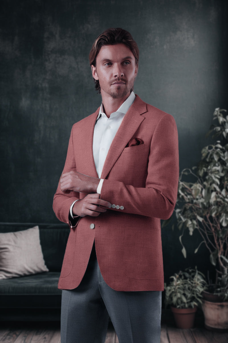 MaxDavoli  Raspberry Soft Jacket (Patch Pocket)