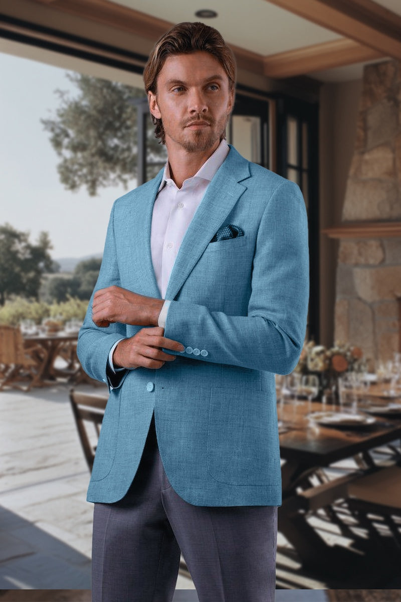 MaxDavoli Teal Soft Jacket
