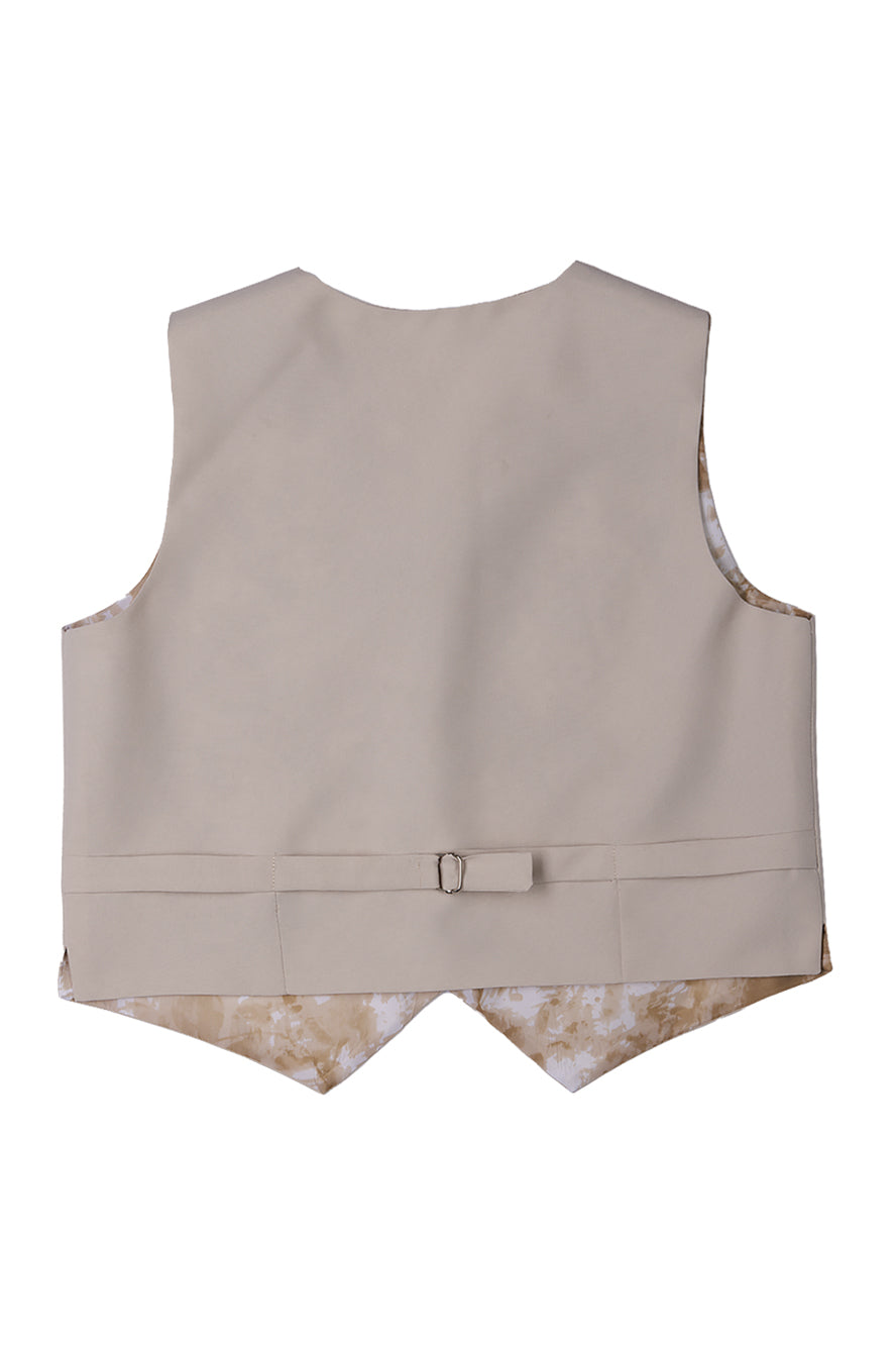 Little Tuxedos "Mason" Kids Tan Suit (5-Piece Set)