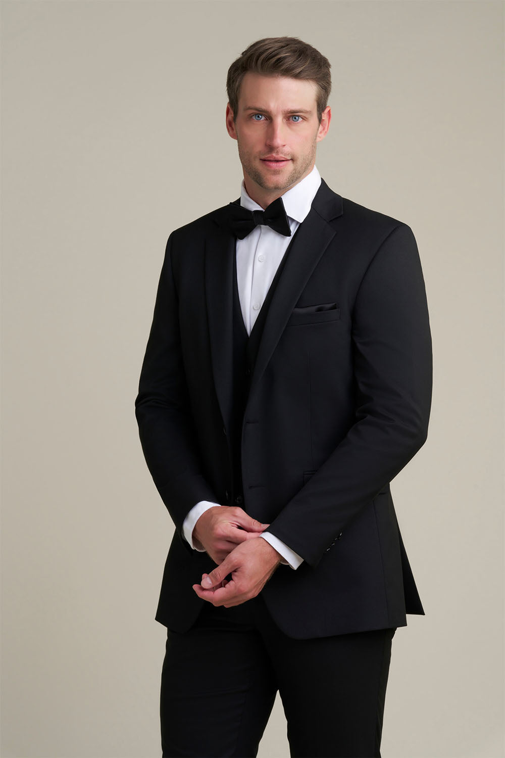 Allure Men Savoy Black Suit Jacket (Separates) 64L Modern Allure Men Savoy Black Suit Jacket (Separates) 64L Modern