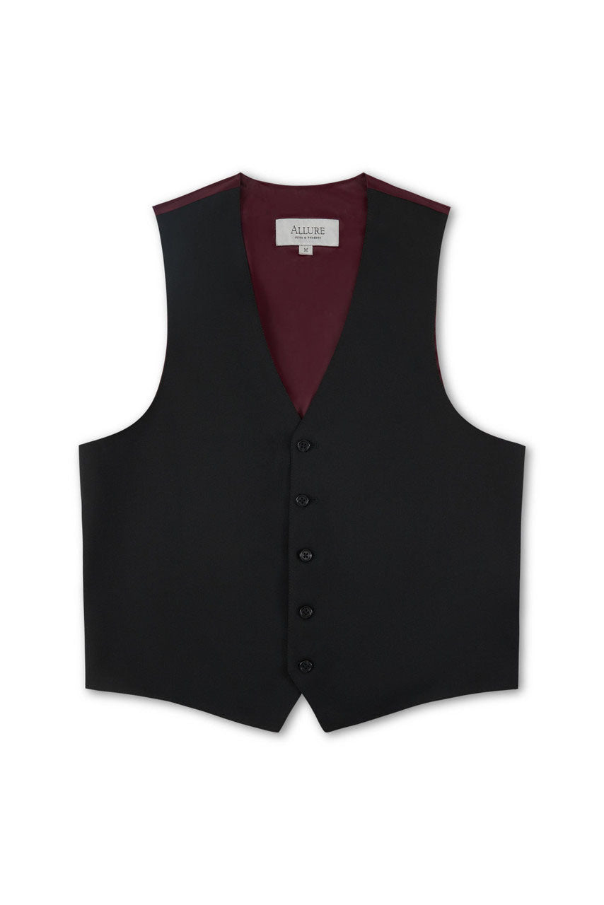 Black "Windsor" Vest