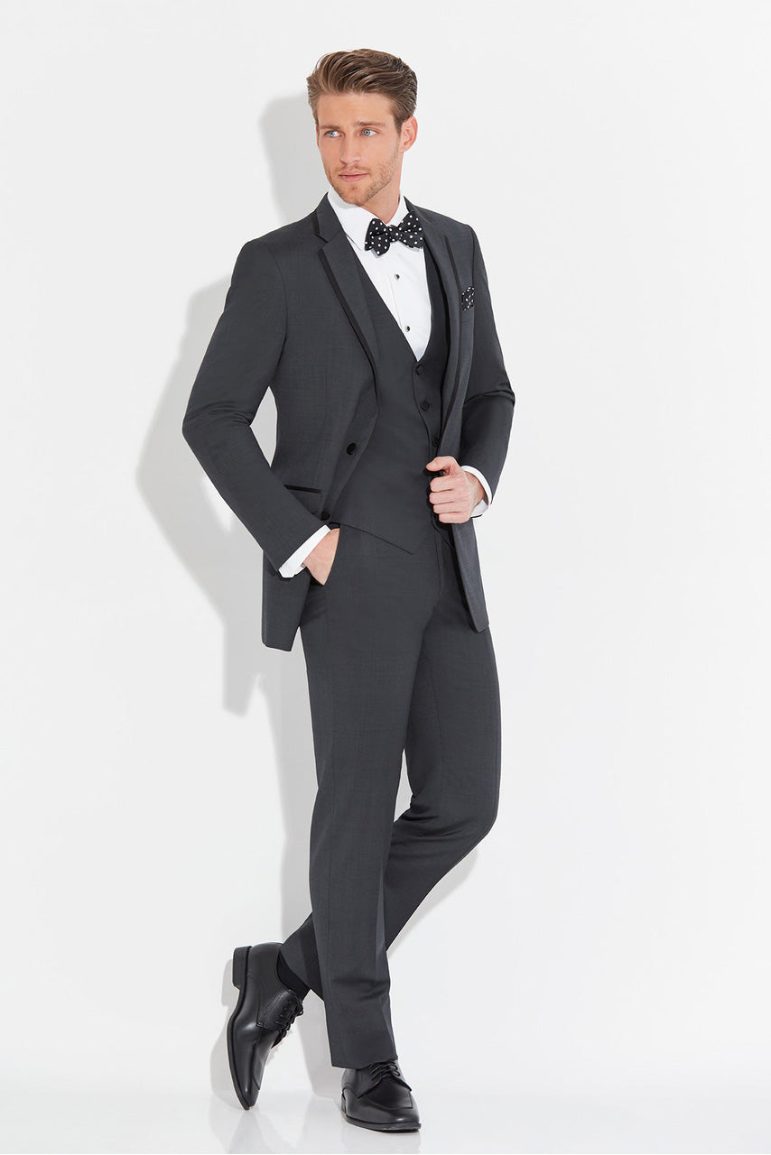 Allure Men "Brunswick" Granite Suit Vest