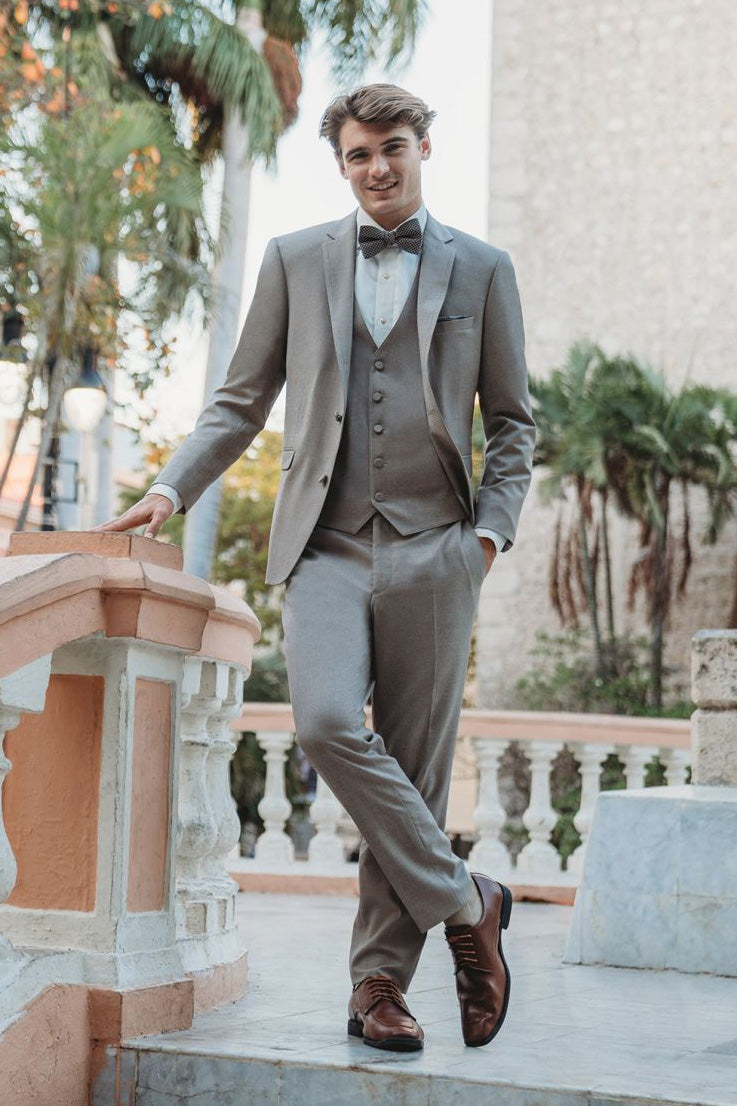 Allure Men "Brunswick" Sand Suit Vest
