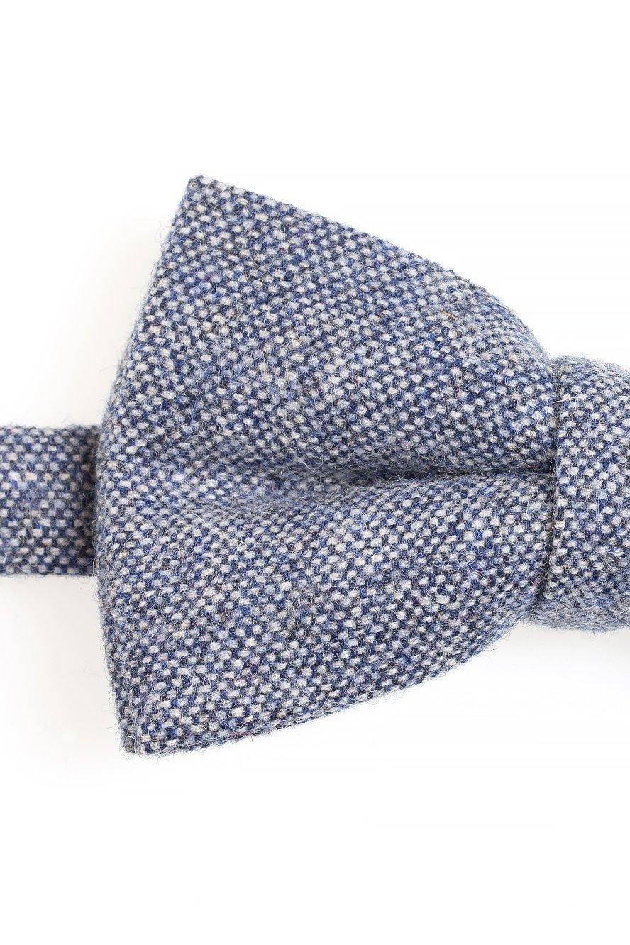 BLACKTIE Blue Tweed Bow Tie