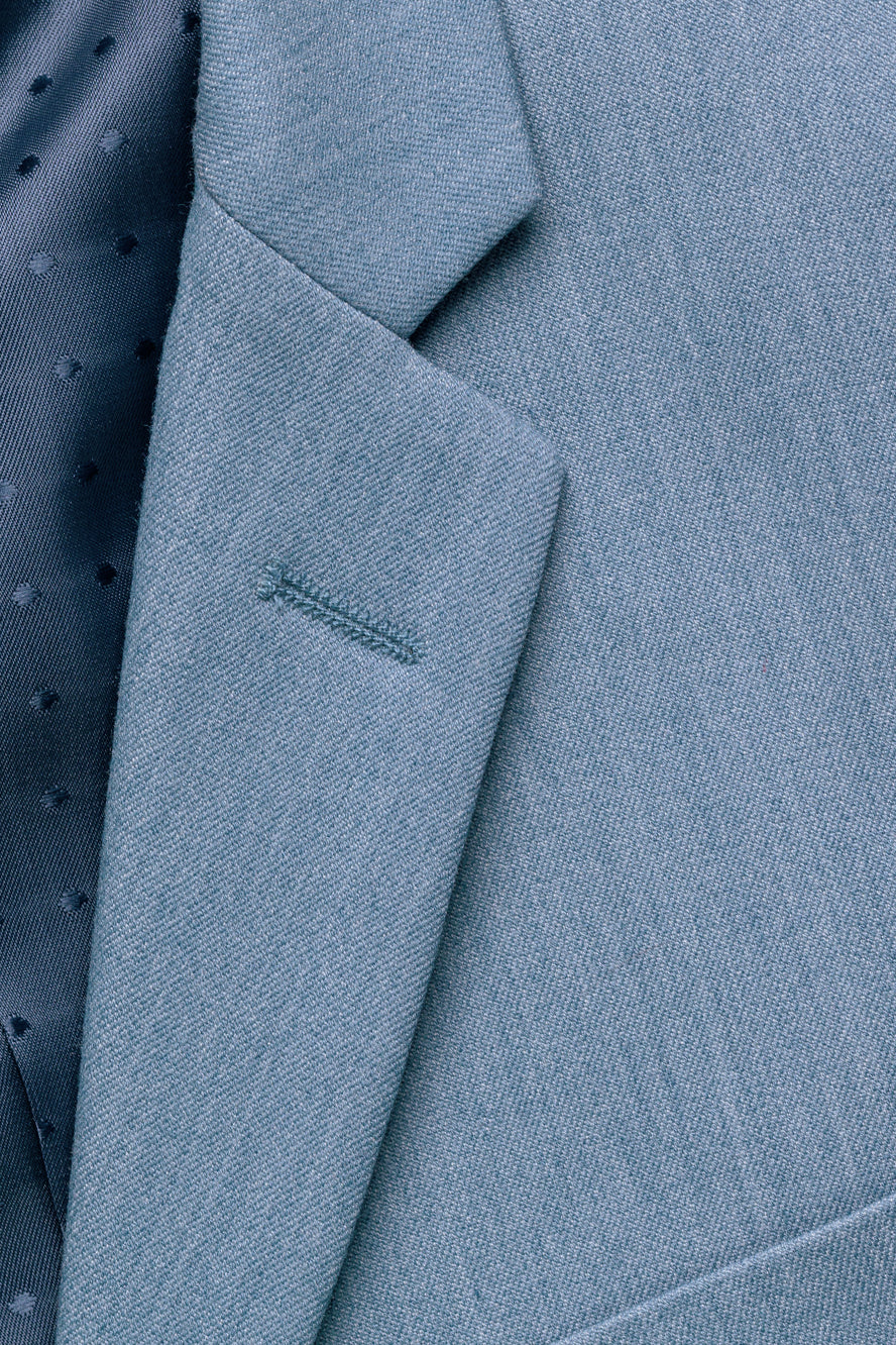 BLACKTIE "Liam" Kids Denim Blue Suit (5-Piece Set)