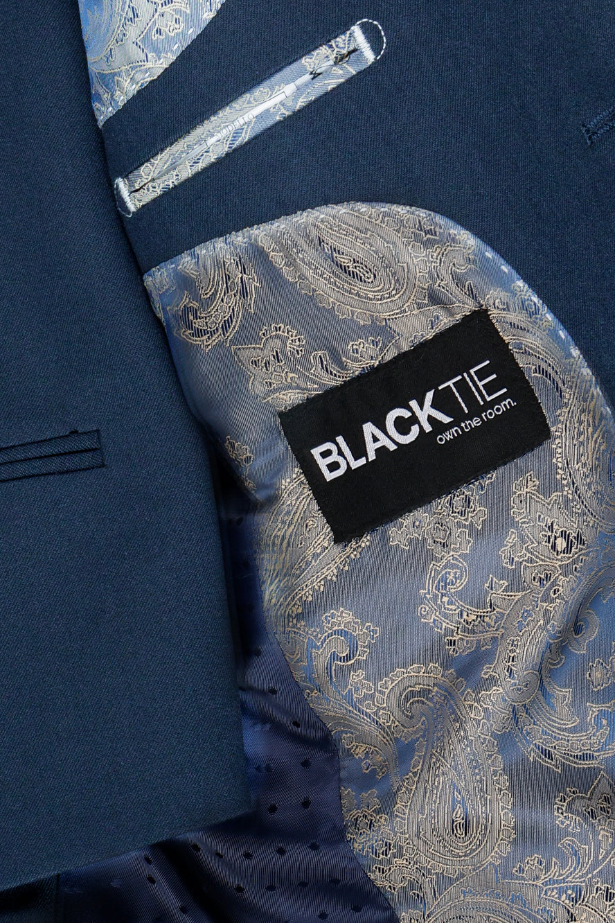 BLACKTIE "Liam" Kids Midnight Blue Suit (5-Piece Set)