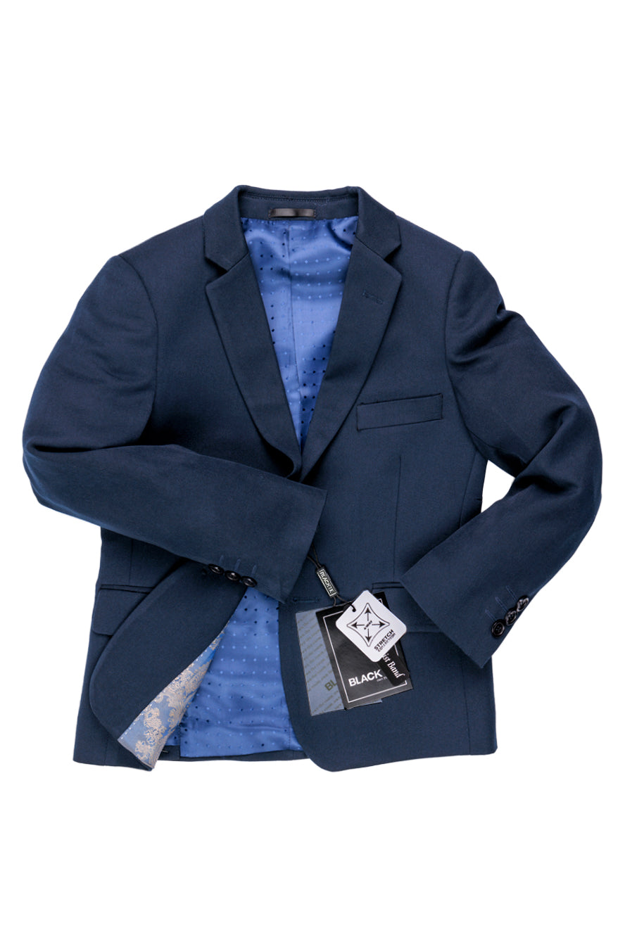 BLACKTIE "Liam" Kids Midnight Blue Suit (5-Piece Set)