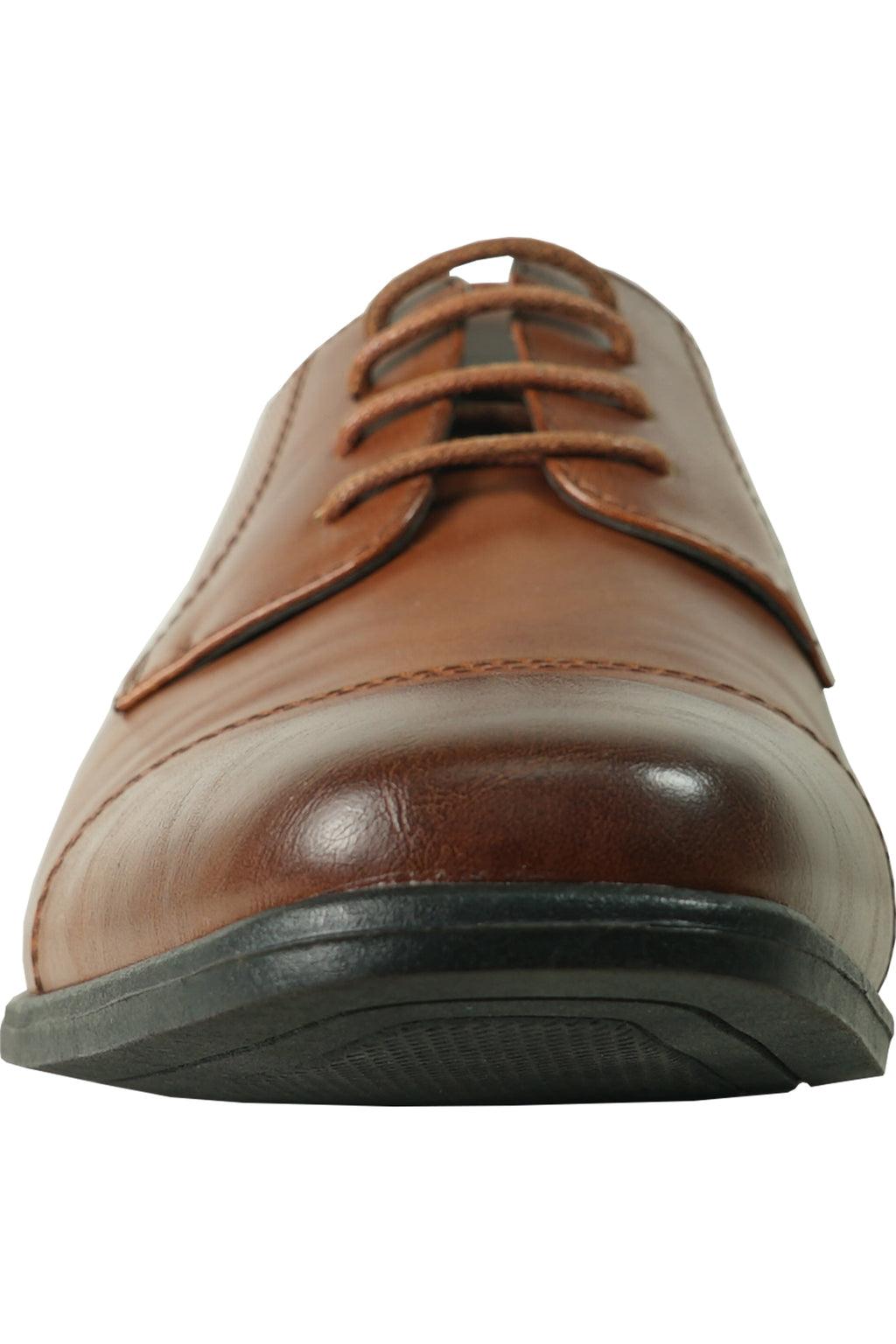 "Monarch" Cognac Dress Shoes