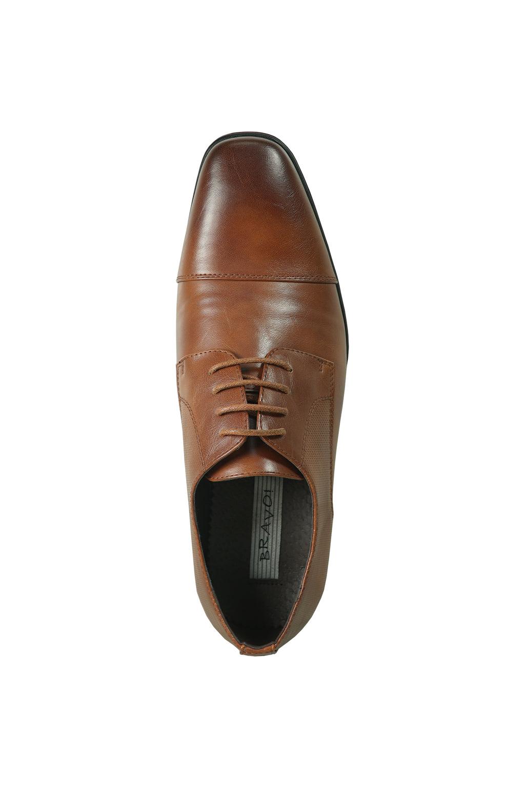 "Monarch" Cognac Dress Shoes