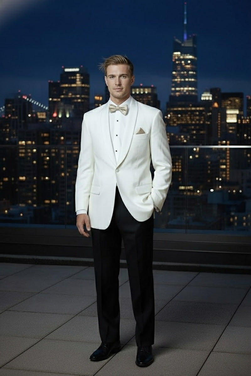 "Brentwood" Ivory Dinner Jacket (Separates)