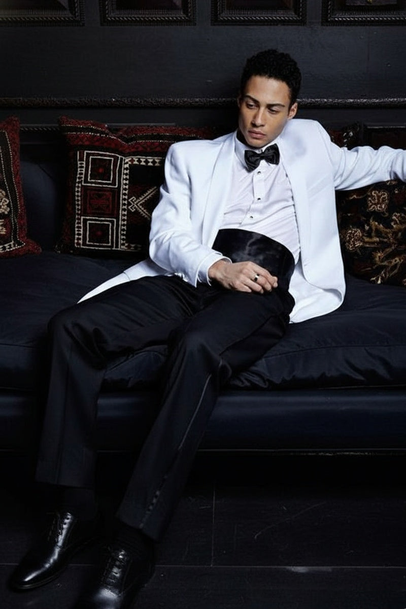 "Brentwood" White Dinner Jacket (Separates)