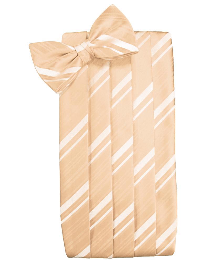 Cardi Apricot Kids Striped Satin Cummerbund