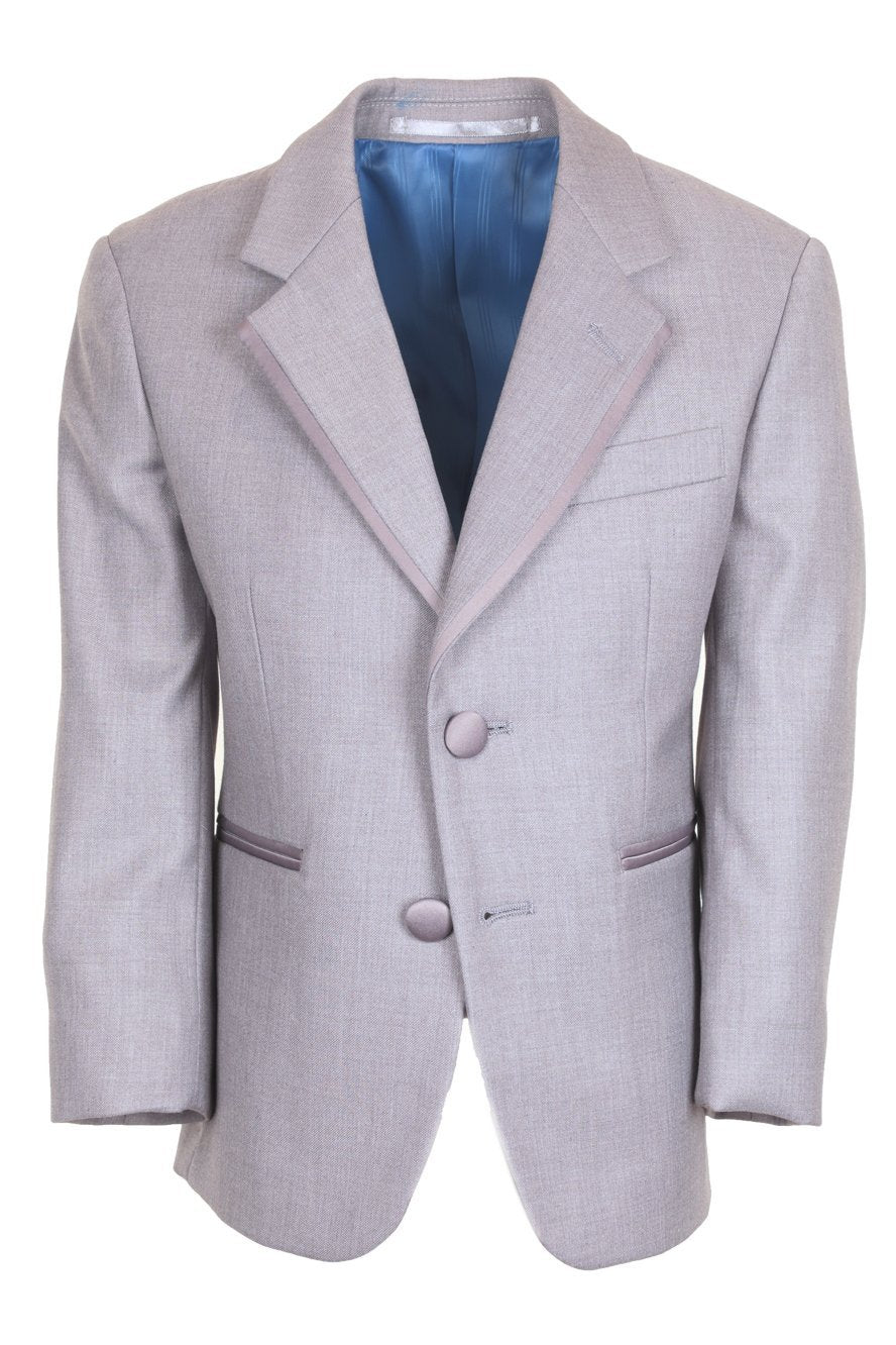 Cardi "Infinity" Kids Heather Grey Tuxedo Jacket (Separates)