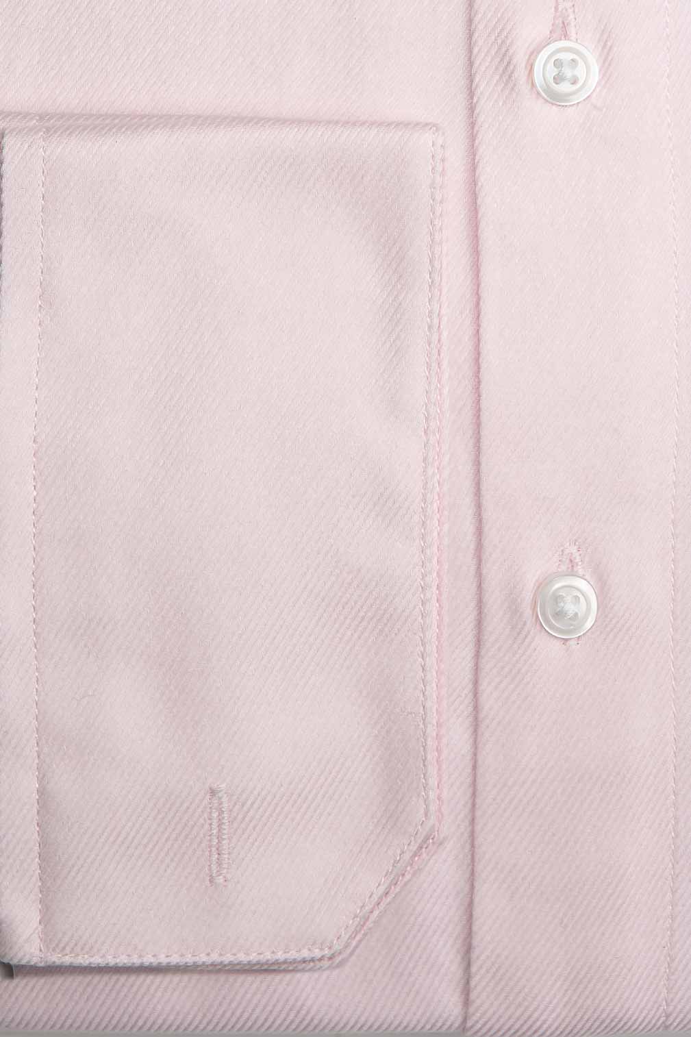 Cardi "Jamison" Pink Twill Spread Collar Dress Shirt