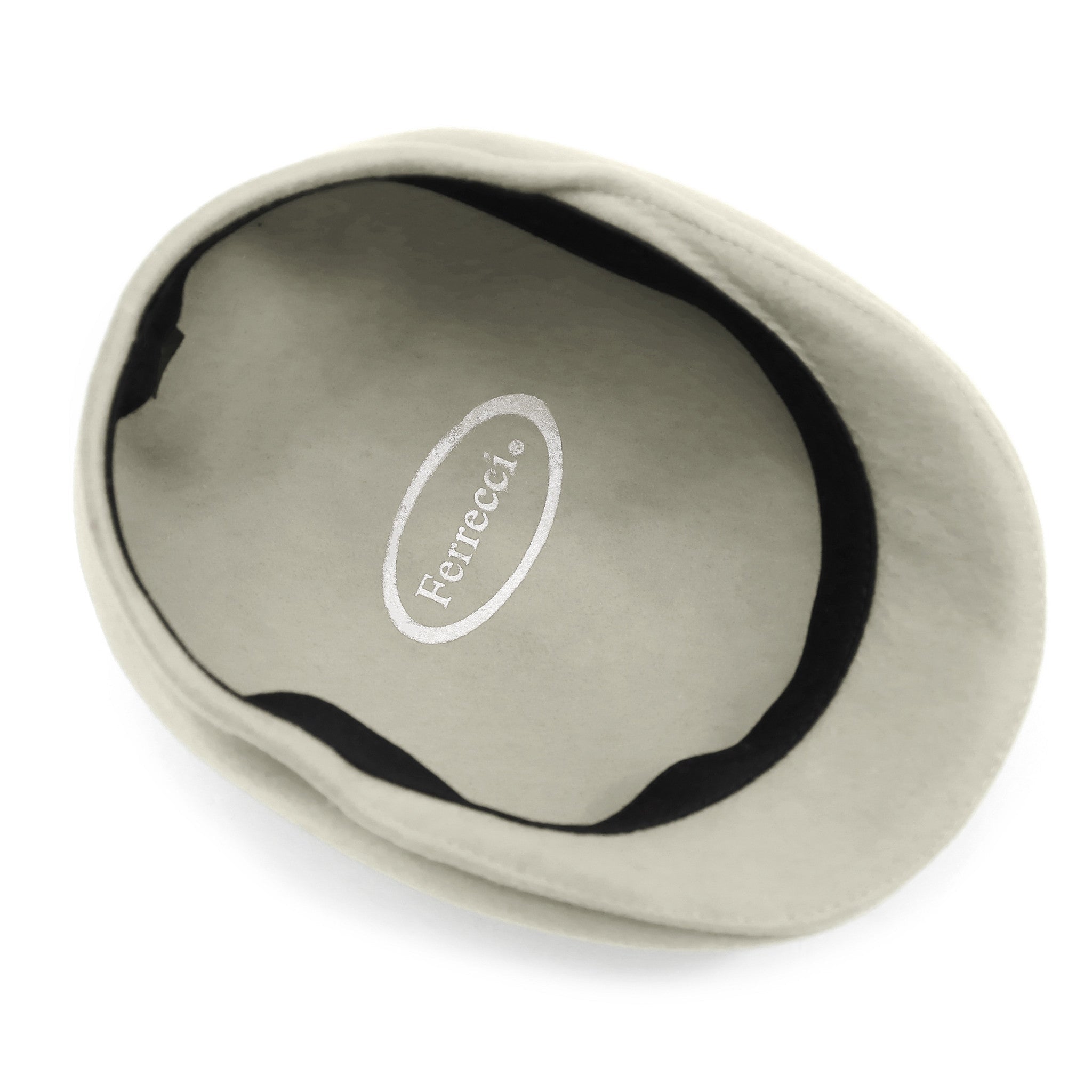 Classic Premium Wool Off White English Hat - Ferrecci USA 