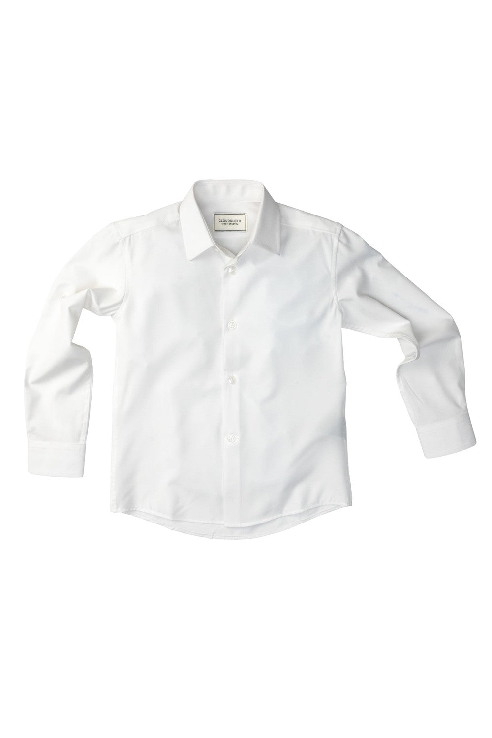"Cloud Cloth" White Laydown Dress Shirt
