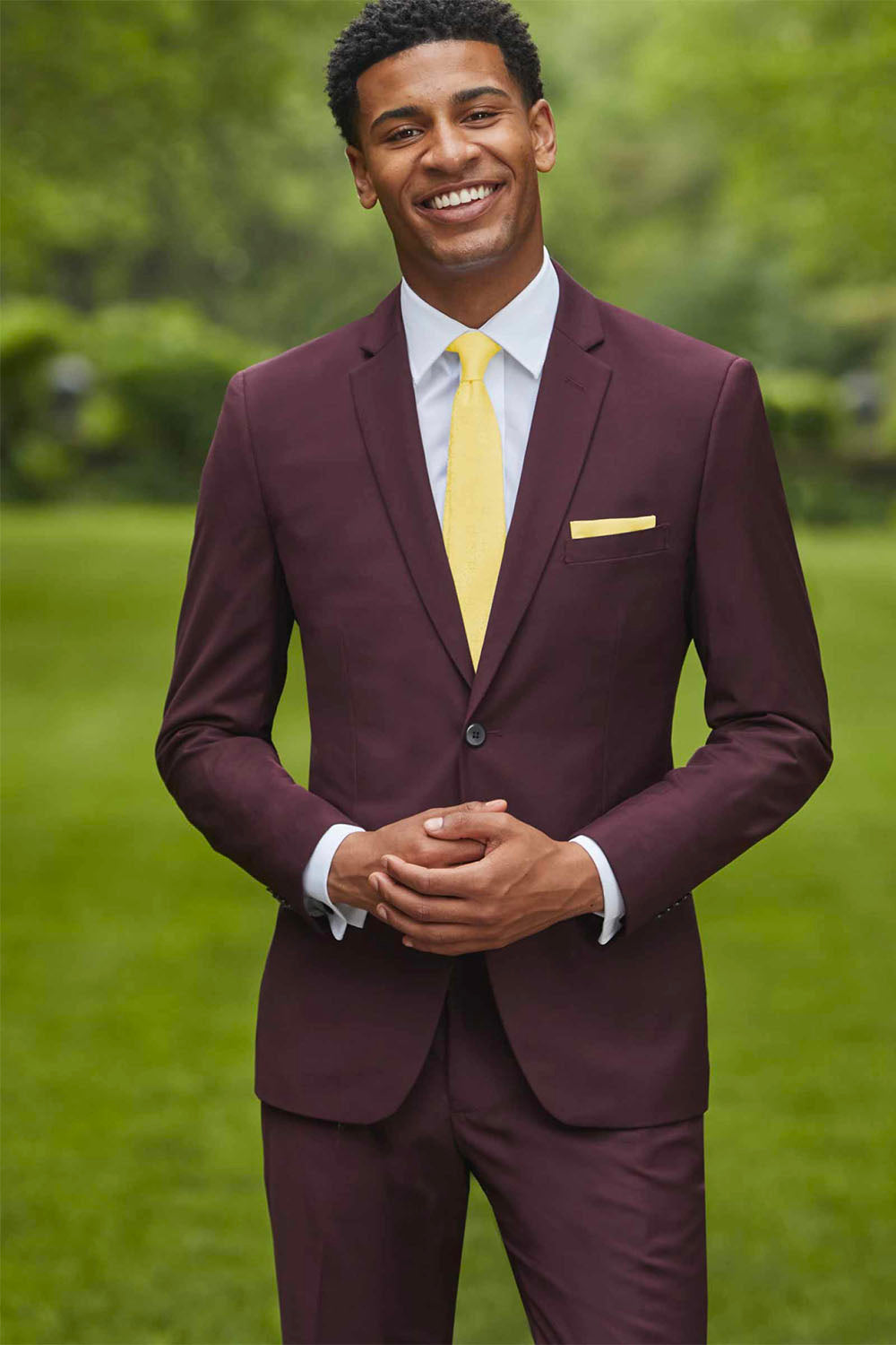 burgundy dress jacket mens Arlo Burgundy Tuxedo Jacket (Separates)