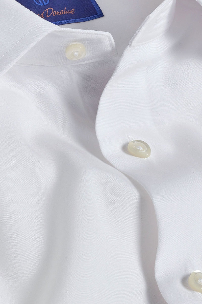 Broadcloth French Cuff White Dress Shirt