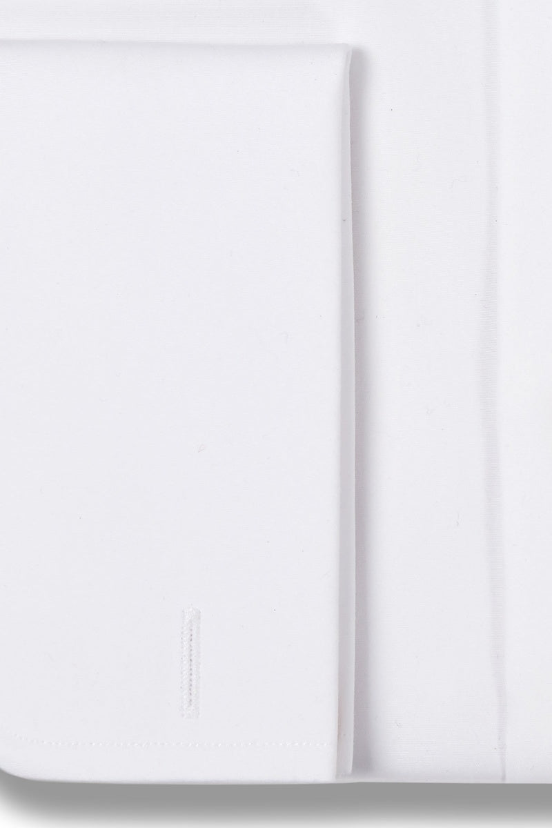 Broadcloth French Cuff White Dress Shirt